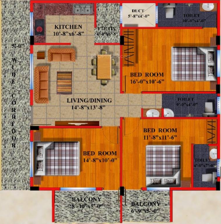 Suresh Builder Paradise (3BHK+3T (1,513 sq ft) 1513 sq ft) Suresh Builder Paradise (3BHK+3T (1,513 sq ft) 1513 sq ft)