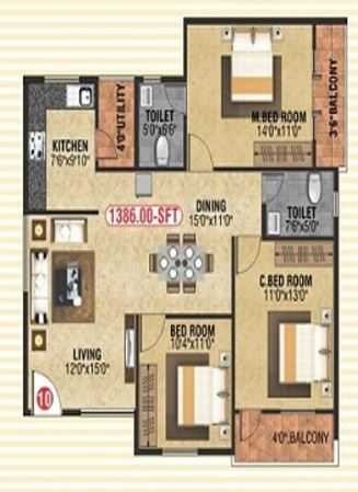 guru gokulam Floor Plan Floor Plan