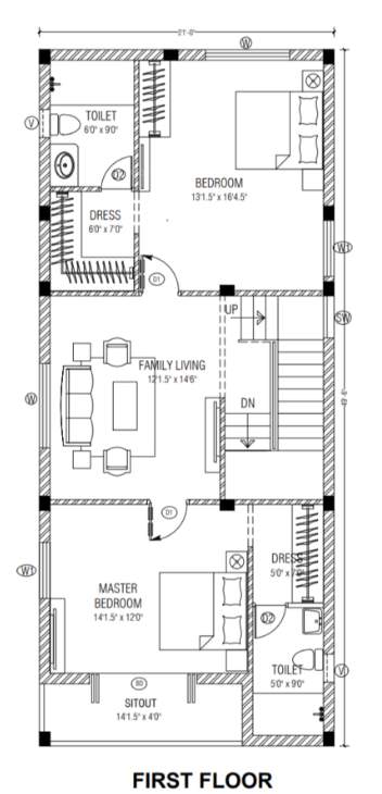  vista oceana Floor Plan First Floor Plan