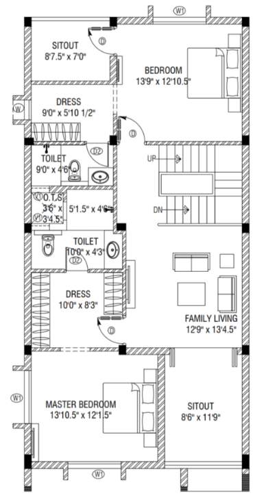  vista oceana Floor Plan First Floor Plan