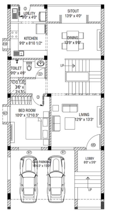  vista oceana Floor Plan Ground Floor Plan