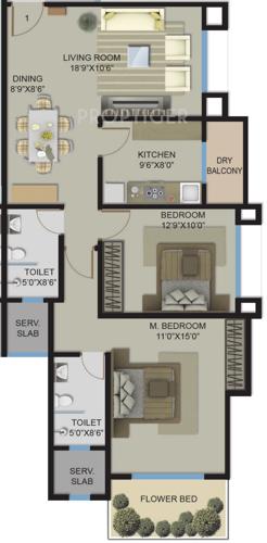 Nahar Rosa Alba (2BHK+2T (1,198 sq ft) 1198 sq ft) Nahar Rosa Alba (2BHK+2T (1,198 sq ft) 1198 sq ft)