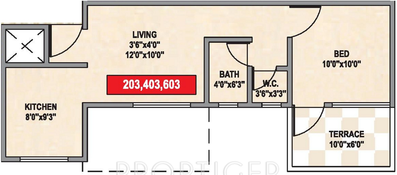 Namrata Crystal Park (1BHK+1T (585 sq ft) 585 sq ft) Namrata Crystal Park (1BHK+1T (585 sq ft) 585 sq ft)