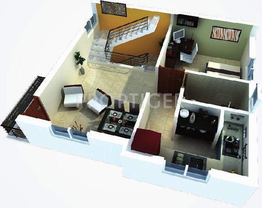 StepsStone Venkata Villas (3BHK+3T (1,185 sq ft) + Study Room 1185 sq ft)