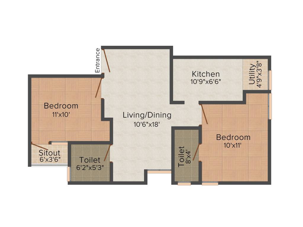 Arrummula Saravana Enclave (2BHK+2T (924 sq ft) 924 sq ft)