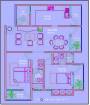 Parth Group Kristal Floor Plan (2BHK+2T (1,045 sq ft) 1045 sq ft)