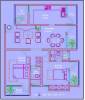 Parth Group Kristal Floor Plan (2BHK+2T (1,045 sq ft) 1045 sq ft)