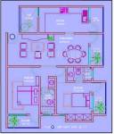 Floor Plan (2BHK+2T (1,045 sq ft) 1045 sq ft) Parth Group Kristal Floor Plan (2BHK+2T (1,045 sq ft) 1045 sq ft)
