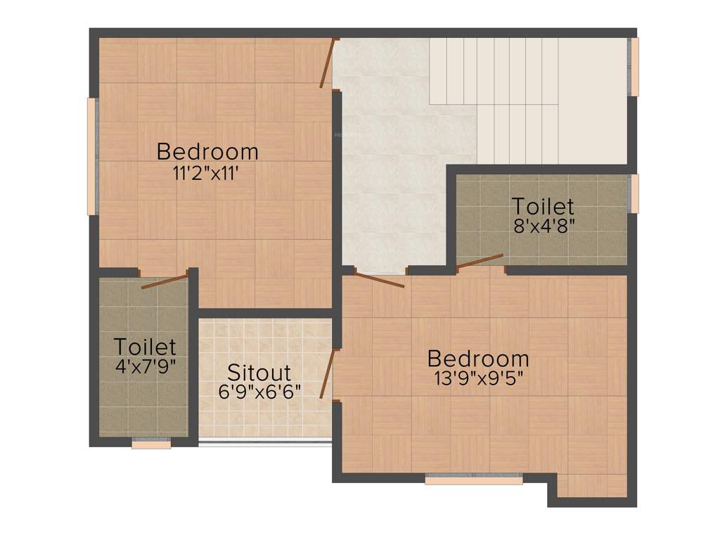 Colorhomes Abhishekh (3BHK+3T (1,420 sq ft) 1420 sq ft)