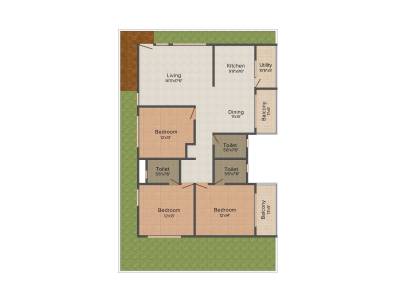 MV Periwinkle (3BHK+3T (1,831 sq ft) 1831 sq ft)