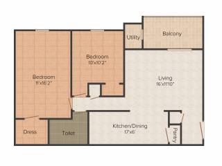 Audumbar Sun View (2BHK+2T (917 sq ft) 917 sq ft) Audumbar Sun View (2BHK+2T (917 sq ft) 917 sq ft)