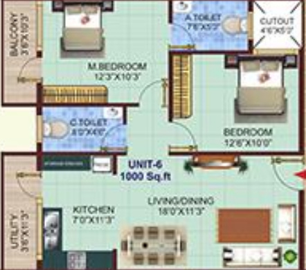 temple-view Floor Plan Floor Plan