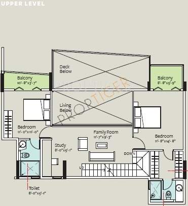 Bearys Valencia (3BHK+3T (3,445 sq ft) 3445 sq ft)