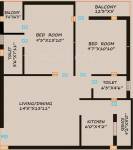SPE Ansika Apartment (2BHK+2T (848 sq ft) 848 sq ft) SPE Ansika Apartment (2BHK+2T (848 sq ft) 848 sq ft)