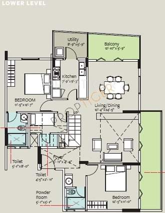 Bearys Valencia (4BHK+4T (3,650 sq ft) 3650 sq ft)