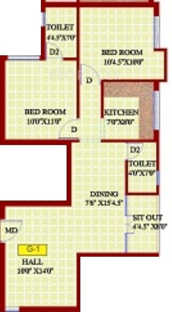 JMM Lakshmi Apartments (2BHK+2T (920 sq ft) 920 sq ft) JMM Lakshmi Apartments (2BHK+2T (920 sq ft) 920 sq ft)