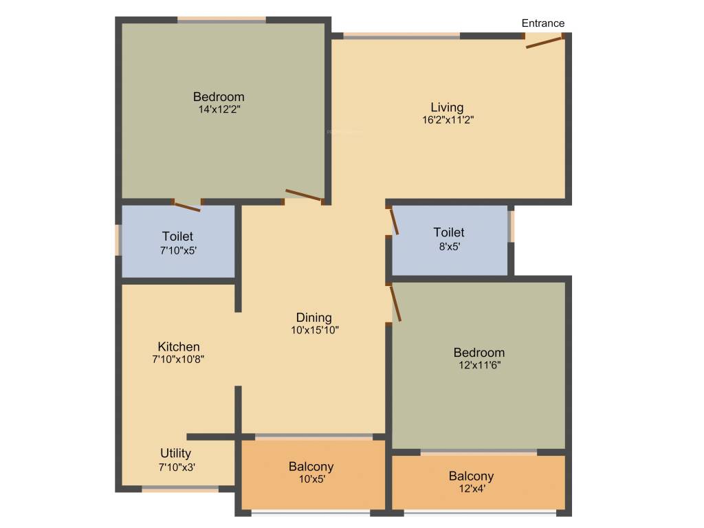 Chitrakut Scion (2BHK+2T (1,245 sq ft) 1245 sq ft) Chitrakut Scion (2BHK+2T (1,245 sq ft) 1245 sq ft)