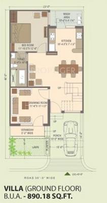 Sun The Villas (3BHK+3T (2,051.94 sq ft) + Study Room 2051.94 sq ft)