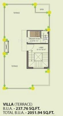 Sun The Villas (3BHK+3T (2,051.94 sq ft) + Study Room 2051.94 sq ft)