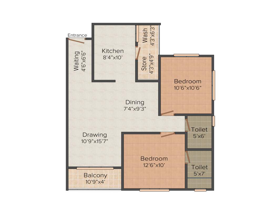 Anmol Anmol Aagman (2BHK+2T (1,314 sq ft) 1314 sq ft)