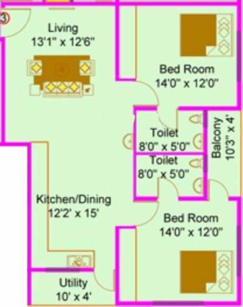  sunrise Floor Plan Floor Plan