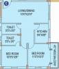 Space Clubtown Riverdale (2BHK+2T (1,132 sq ft) 1132 sq ft)
