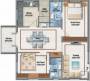 Aditya Imperial Heights (2BHK+2T (1,250 sq ft) 1250 sq ft)