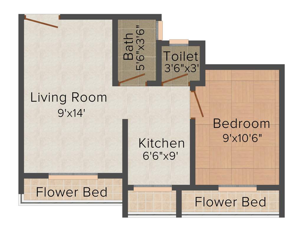 MAAD Yashvant Pride (1BHK+1T (540 sq ft) 540 sq ft)