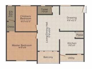 Jaya Bharathi Sagar Heights (2BHK+2T (1,250 sq ft) 1250 sq ft) Jaya Bharathi Sagar Heights (2BHK+2T (1,250 sq ft) 1250 sq ft)