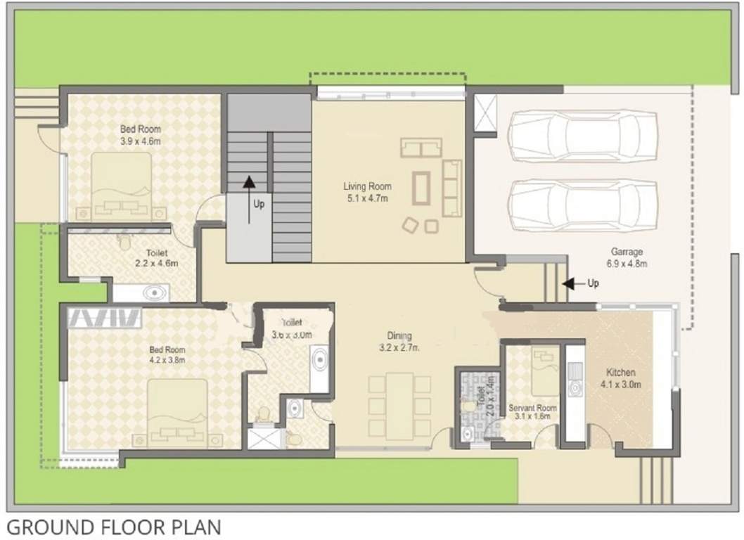  one extension Floor Plan Ground Floor Plan