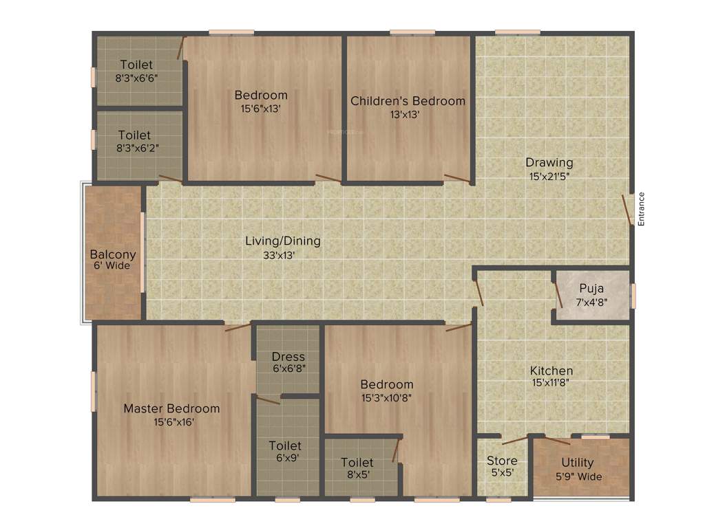 Legend Suraj (4BHK+4T (3,025 sq ft)   Pooja Room 3025 sq ft)