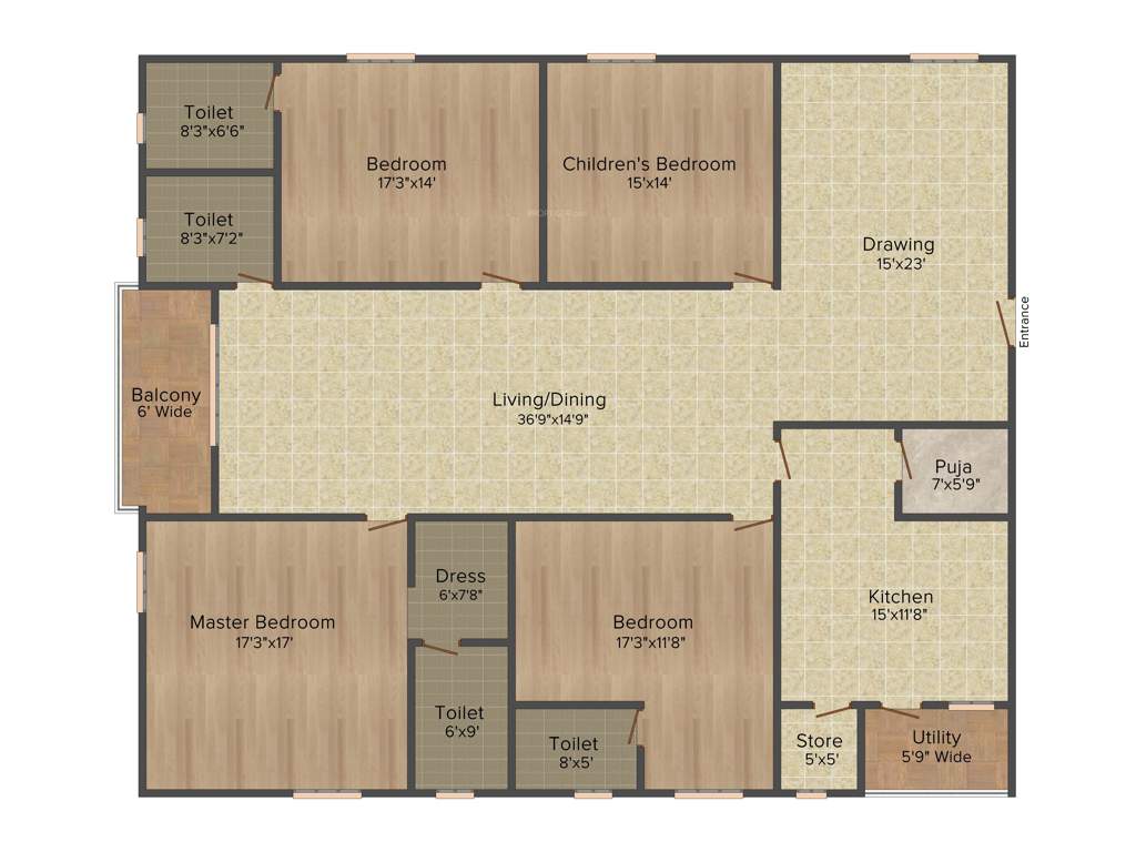 Legend Suraj (4BHK+4T (3,508 sq ft) + Pooja Room 3508 sq ft)