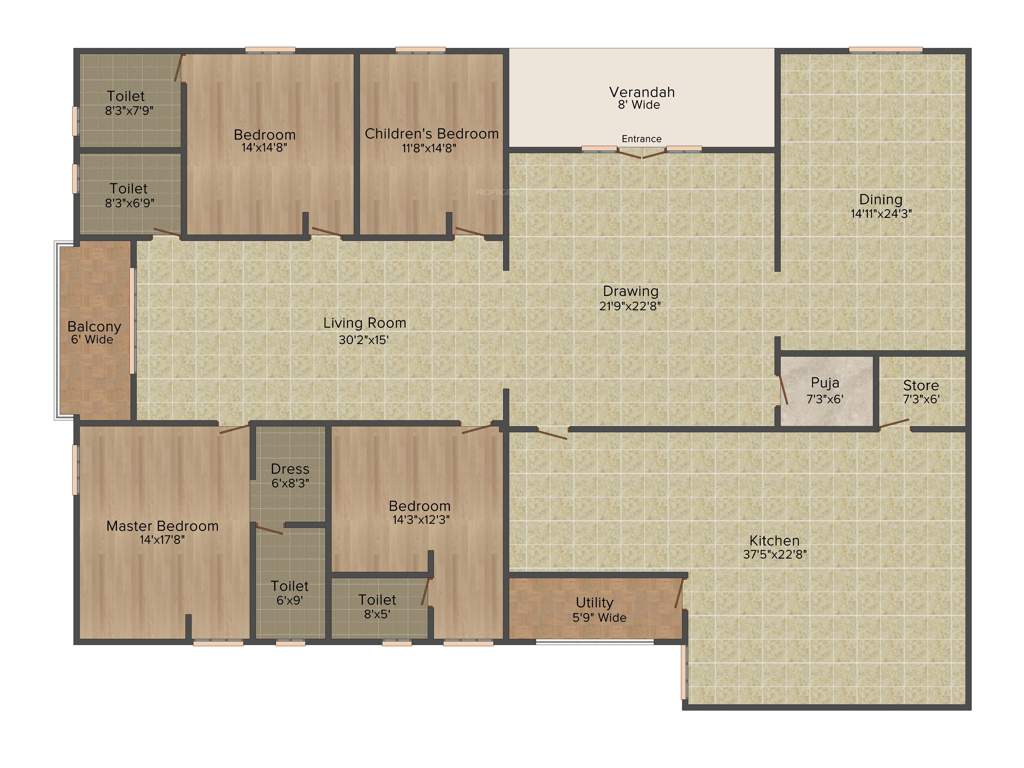 Legend Suraj (4BHK+4T (4,775 sq ft)   Pooja Room 4775 sq ft)