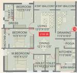 Legend Horizon (3BHK+3T (2,105 sq ft) + Pooja Room 2105 sq ft) Legend Horizon (3BHK+3T (2,105 sq ft) + Pooja Room 2105 sq ft)