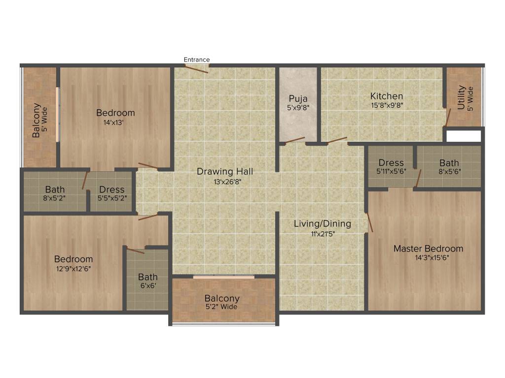 Legend Exotica (3BHK+3T (2,365 sq ft) Pooja Room 2365 sq ft) Legend Exotica (3BHK+3T (2,365 sq ft) Pooja Room 2365 sq ft)