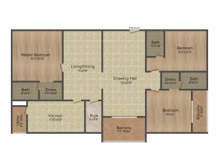 Legend Exotica (3BHK+3T (2,467 sq ft) Pooja Room 2467 sq ft) Legend Exotica (3BHK+3T (2,467 sq ft) Pooja Room 2467 sq ft)