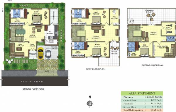Bhavya Alankrita Meadows (4BHK+4T (3,762 sq ft)   Pooja Room 3762 sq ft)