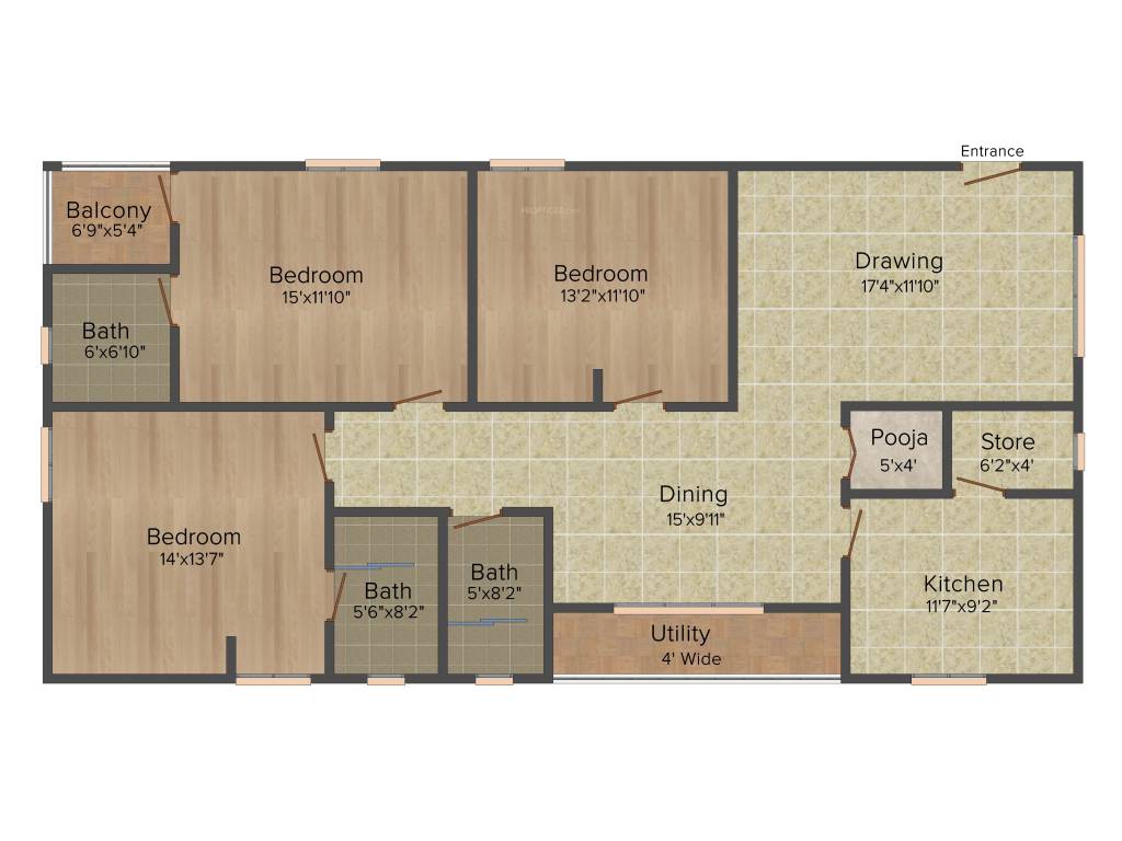 Legend Crystal (3BHK+3T (1,842 sq ft) Pooja Room 1842 sq ft) Legend Crystal (3BHK+3T (1,842 sq ft) Pooja Room 1842 sq ft)