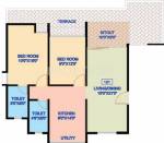 Nanded Madhuvanti (2BHK+2T (938 sq ft) 938 sq ft) Nanded Madhuvanti (2BHK+2T (938 sq ft) 938 sq ft)