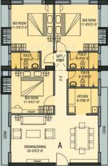 Fort Rejoice (3BHK+3T (1,555 sq ft) 1555 sq ft) Fort Rejoice (3BHK+3T (1,555 sq ft) 1555 sq ft)