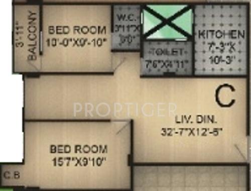 Shree Group Shreedhar Apartment (2BHK+1T (727 sq ft) 727 sq ft) Shree Group Shreedhar Apartment (2BHK+1T (727 sq ft) 727 sq ft)