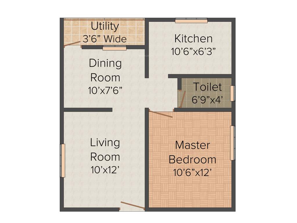 Satya Preethi Nilayam (1BHK+1T (695 sq ft) 695 sq ft)