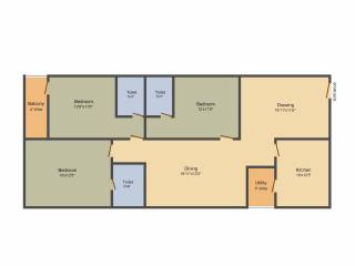 Legend Venkatesa (3BHK+3T (1,778 sq ft) 1778 sq ft)