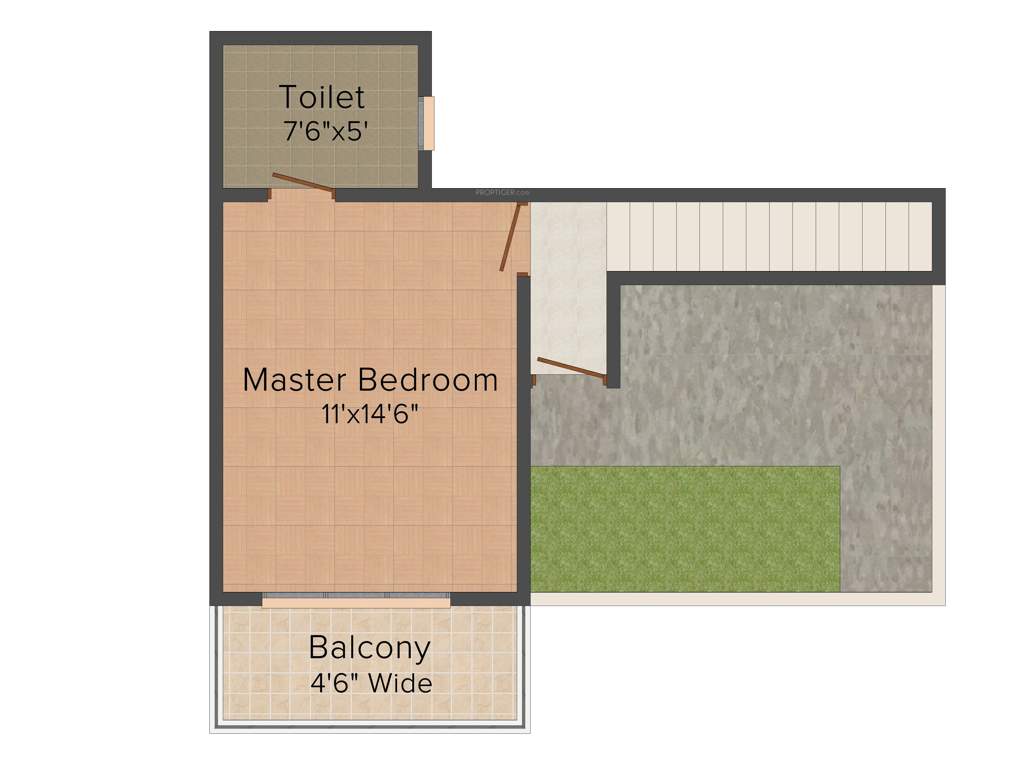 Brightwave King George Avenue (3BHK+3T (1,545 sq ft) 1545 sq ft)