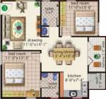 S K Projects Aster (2BHK+2T (1,025 sq ft) 1025 sq ft) S K Projects Aster (2BHK+2T (1,025 sq ft) 1025 sq ft)