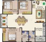 S K Projects Aster (3BHK+2T (1,275 sq ft) 1275 sq ft) S K Projects Aster (3BHK+2T (1,275 sq ft) 1275 sq ft)