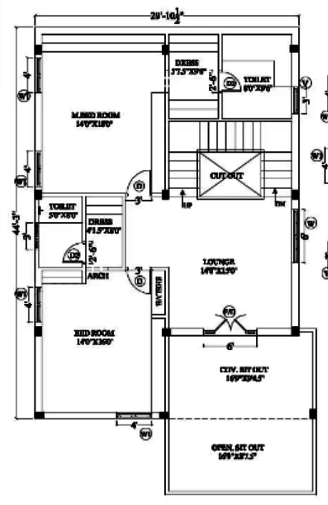  westwoods Floor Plan First Floor Plan