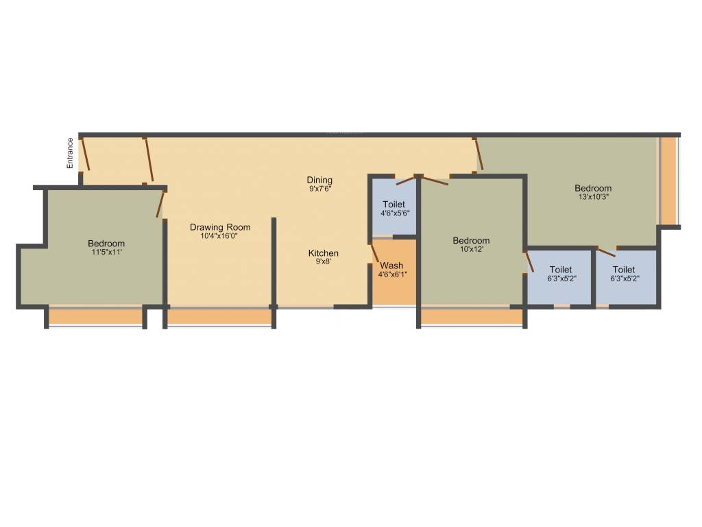 Siddhidhata Akruti (3BHK+3T (1,710 sq ft) 1710 sq ft) Siddhidhata Akruti (3BHK+3T (1,710 sq ft) 1710 sq ft)