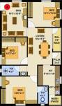 Gharonda Jyothi (3BHK+2T (1,646 sq ft)   Pooja Room 1646 sq ft)