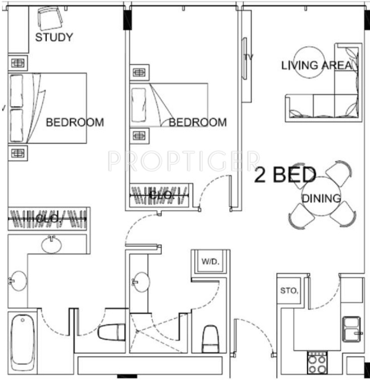 Ireo Ascott Managed Serviced Apartments (2BHK+2T (1,692 sq ft) + Study Room 1692 sq ft) Ireo Ascott Managed Serviced Apartments (2BHK+2T (1,692 sq ft) + Study Room 1692 sq ft)